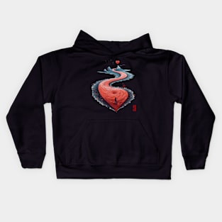 Love is a journey Kids Hoodie